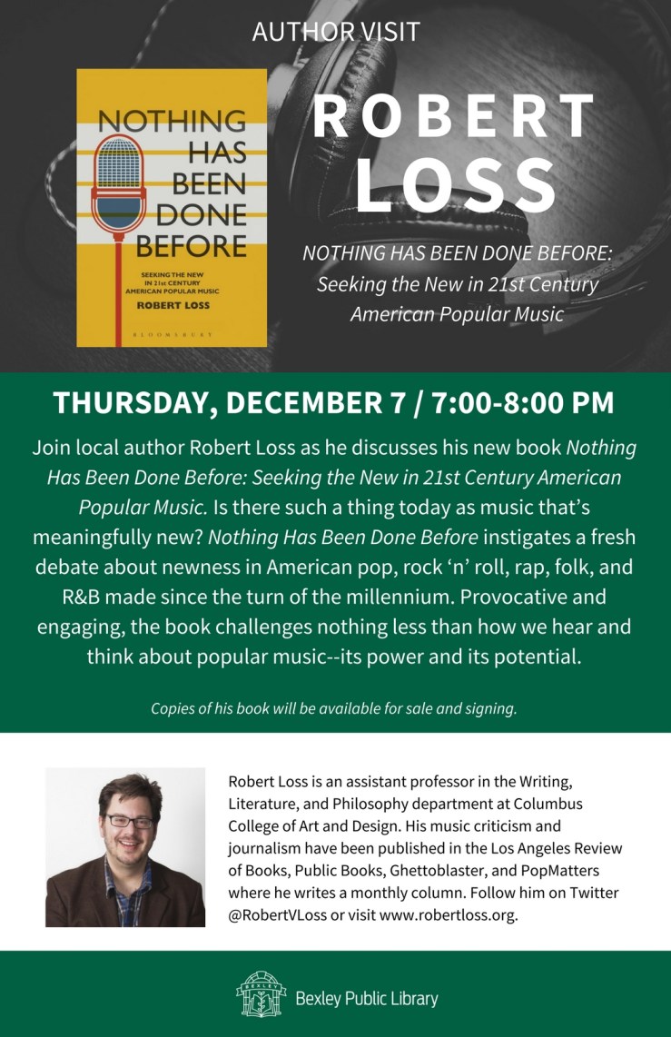 Author Visit- Robert Loss 11x17